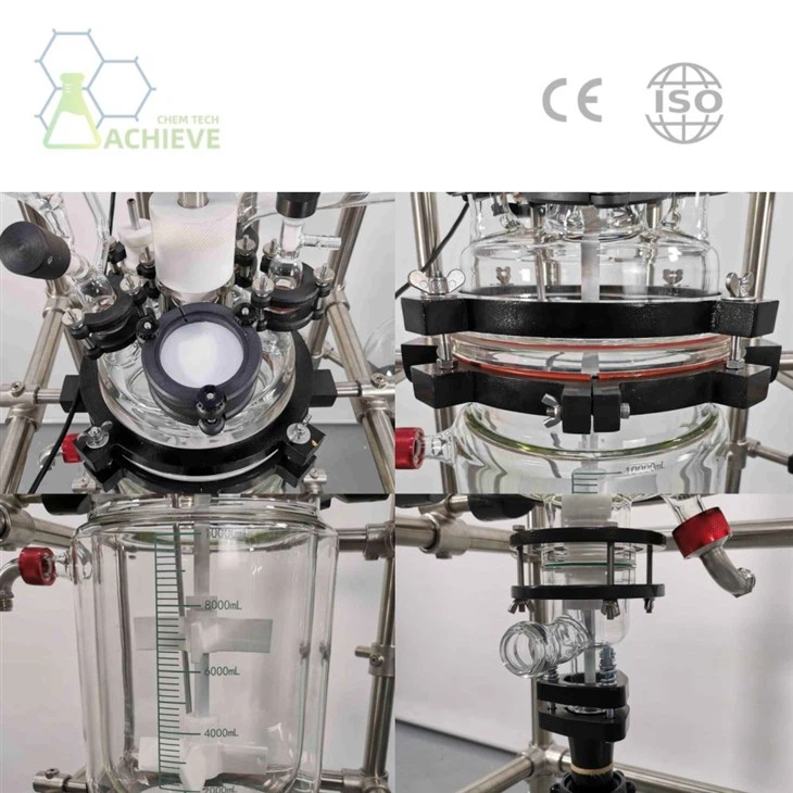 Jacketed Glass Reactor Vessel